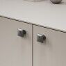 Knop Flow Gun metal