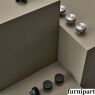 Knop Simon Donker antiek brons 35mm