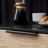 Profiel greep Artisan zwarts geborsteld 40mm en 200mm