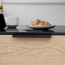 Profiel greep Artisan zwarts geborsteld 40mm en 200mm