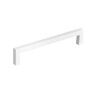 Rechte greep mat wit leverbaar in de boorafstanden 128mm, 160mm, 192mm, 320mm en 492mm