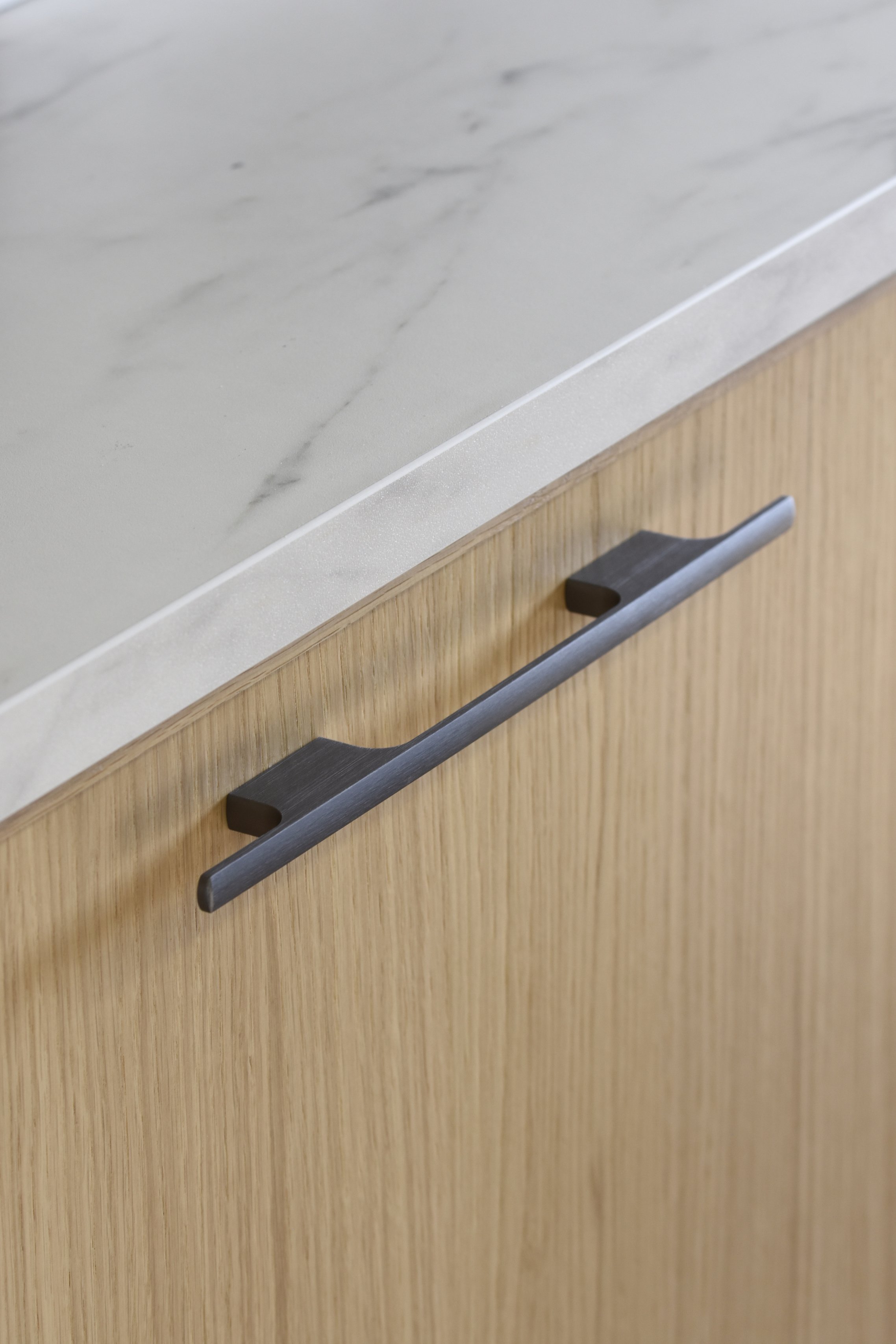 Gunmetal handgrepen